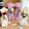 2pcs/bag Flower Arrangement Flower Packaging Handheld Flower Box Chinese Style Single Flower Box Elegant 31x11cm