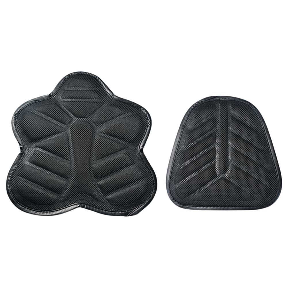 2Pcs Motorcycle Seat Pad Shock-Absorbing 3D Motorcycle Seat Cover Universal Motorcycle Seat Cushion Pad for Riding
