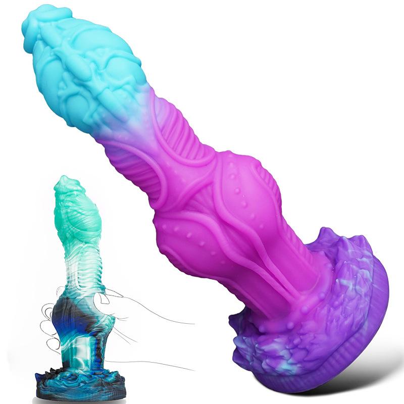 Alien Dildo Liquid Silicone Large Knot Anal Plug Posterior Chamber Anal Expansion Device Female Masturbation SM Adult Products