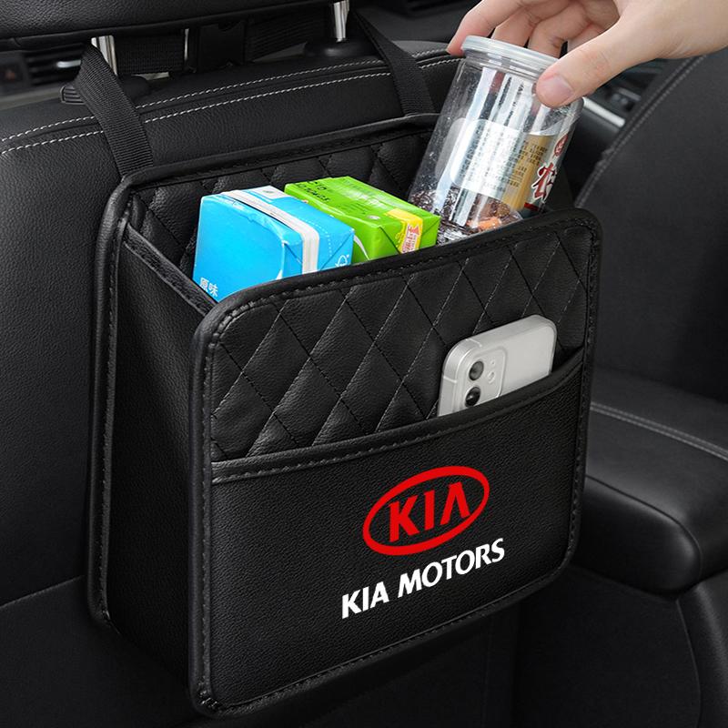 OWVZ1 Multifunctional Waterproof Foldable Car Trash Can Bag Sundries Storage Bag For KIA K5 K3 Sportage Picanto Ceed RIO