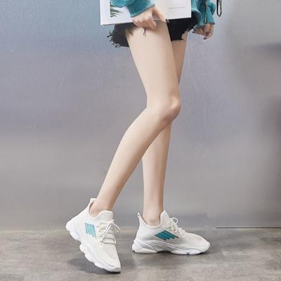 Модные сетчатые дышащие кроссовки на шнуровке, спортивные розовые женские кроссовки, белые туфли для женщин, спорт, бег, осень, дешевая распродажа, хлопок, 39