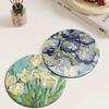 Цветочная резиновая подставка Круглая подставка под тарелку Термостойкая и противоскользящая Впитывающая подкладка Многоразовая подставка под миску/кастрюлю Защита стола Кухонная посуда
