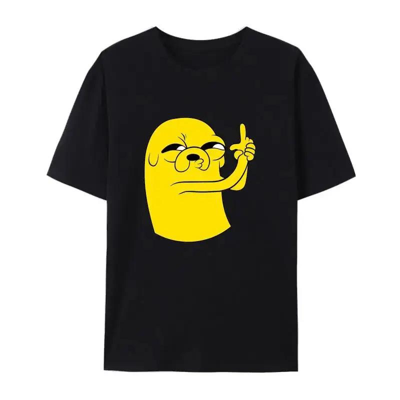 Летняя женская футболка Rock Chewing Princess Повседневная футболка мужская футболка с рисунком Adventure Time