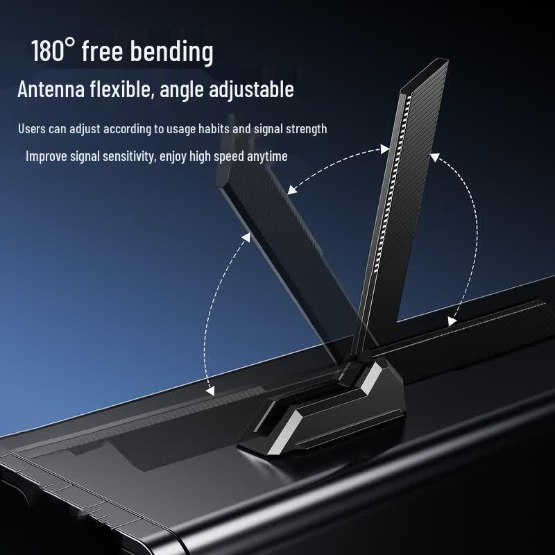 BIAZE Трехдиапазонная внешняя антенна WiFi 6E 12dBi
