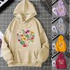 2025 Winter New Women's Hoodie High Street Unisex Style Double Pockets Sweatshirts Outerwear Plus-Size Women's Clothing CYXX225