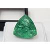 Certified Emerald Colombian Green Trillion Cut 10-11 Ct Stunning Loose Gemstone