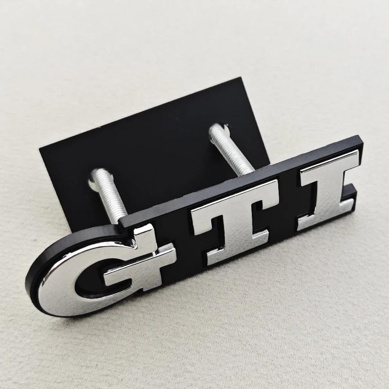 Golf 3 4 MK3 MK4 2026 Hot For VW VOLKSWAGEN 3D Metal Logo GTI Car Front Grille Badge Emblem For Volkswagen Polo Typ 9N3 6R AW Go