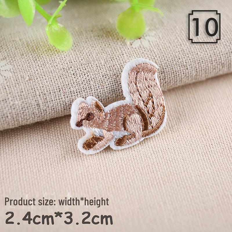 Очаровательная нашивка с изображением маленького животного для детской одежды