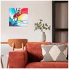 [A1924] - Multicolored 'Arty' Designer Canvas - 30x30 Cm