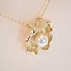 SAINT LAURENT  Necklace gold K18 yellow gold/Pearl Women