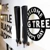 European and American Style Simple High Heel Pointed Elastic Lycra Sexy Slim Over Knee Boots
