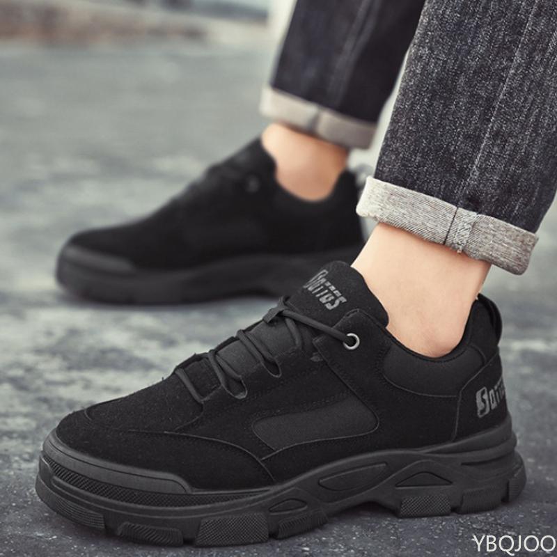 Мужские Весенние Новые Дышащие Противоскользящие Износостойкие Туфли Спортивные Простые Удобные Дышащие Модные Трендовые Кеды