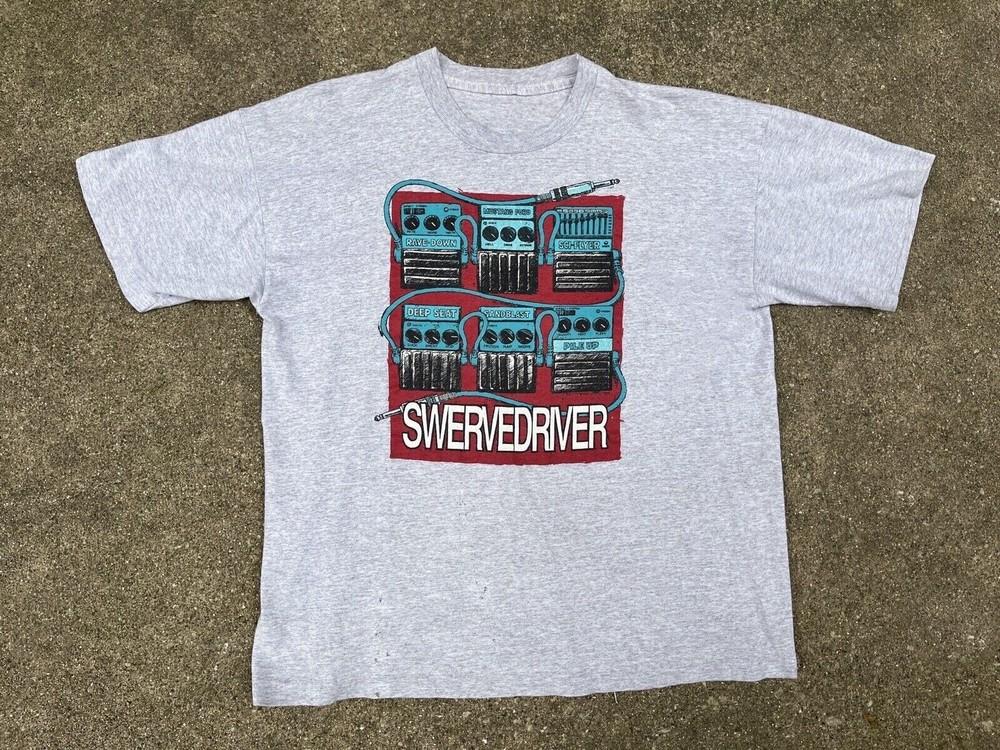Винтажная черная футболка Swervedriver Raise Classic 1991 года, все размеры S-5XL, BT713, унисекс