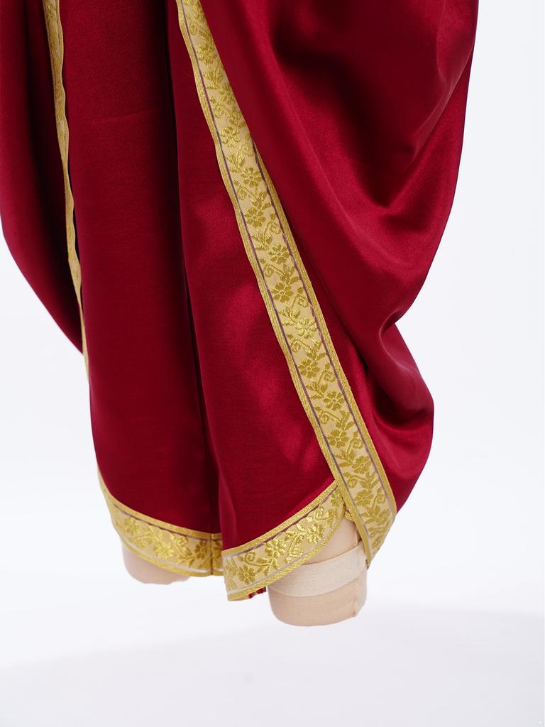 Детские мальчишеские штаны-дхоти на Хэллоуин: Сатиновые брюки в индийском стиле с эластичным поясом, свободного кроя, драпирующиеся, для тематической вечеринки и бала