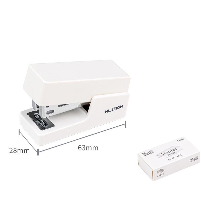 Color Stapler Metal Mini Morandi Set With 640pcs Staples 246 Binding Tools Office Binder School Supplies