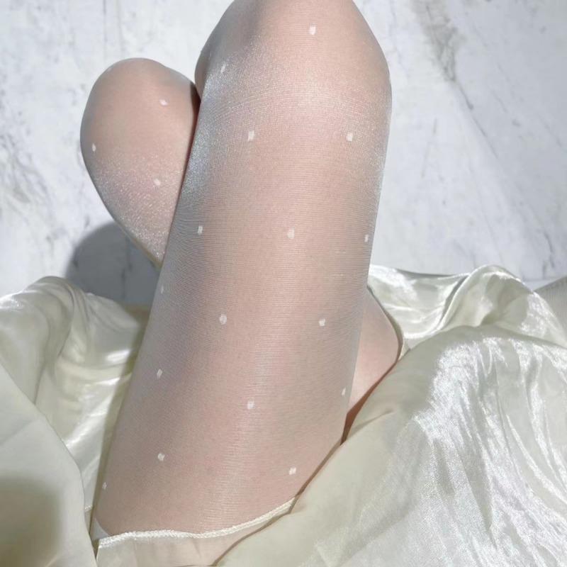 Женские колготки в горошек, ультратонкие нейлоновые чулки, колготки, женское нижнее белье, женские чулочно-носочные изделия, боди с высокой талией