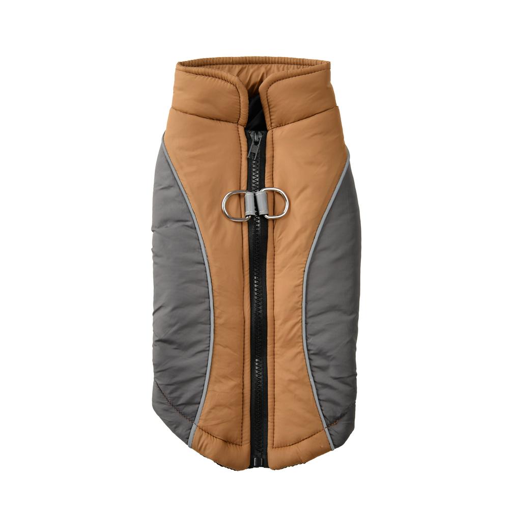 Зимняя одежда для собак средних и маленьких размеров, мягкая светоотражающая куртка для щенков, жилет для кошек с застежкой-молнией, ветрозащитная одежда для домашних животных