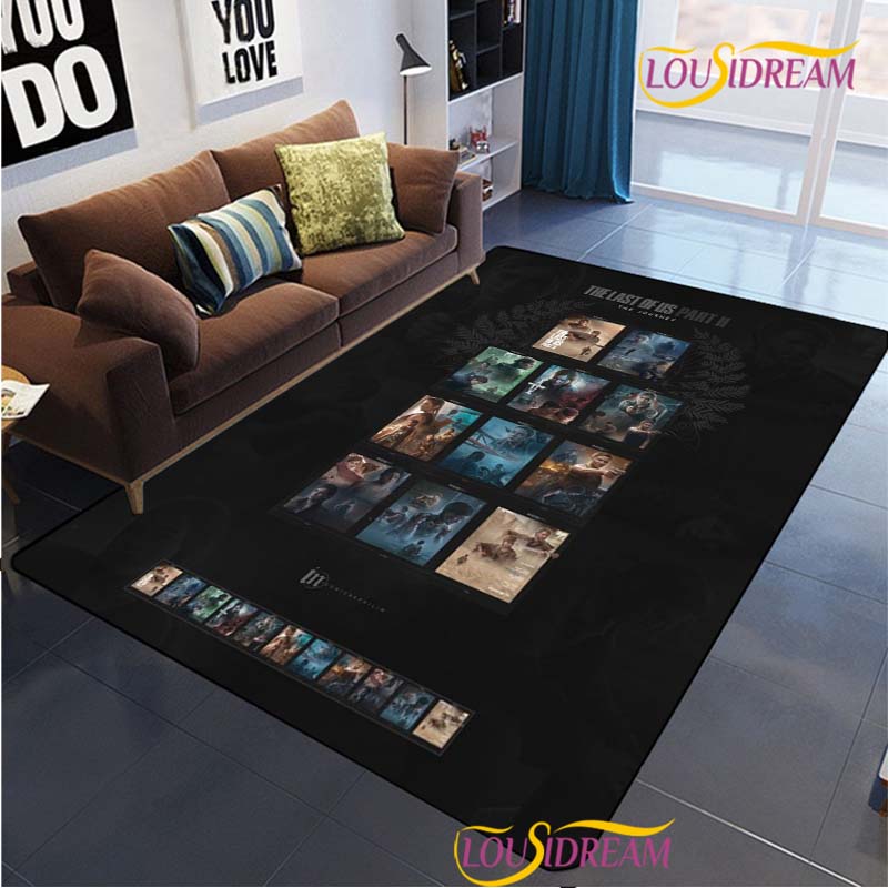 2026 Last Of Us Carpet for Living Room Bedroom Rug Kids Kitchen Door Unslip Floor Mat Birthday gift photography props Alfombra Rug