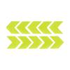 10Pcs Arrow Shaped Reflective Stickers Strong Car Reflective Tape Night Visibility Reflective Arrow Decals Adhesive Warning S