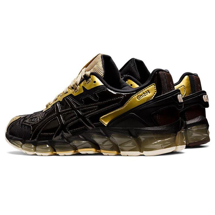 GmbH X ASICS Gel Quantum 360 6 Rich Gold Black Coffee Men Sneakers 1201A099-200