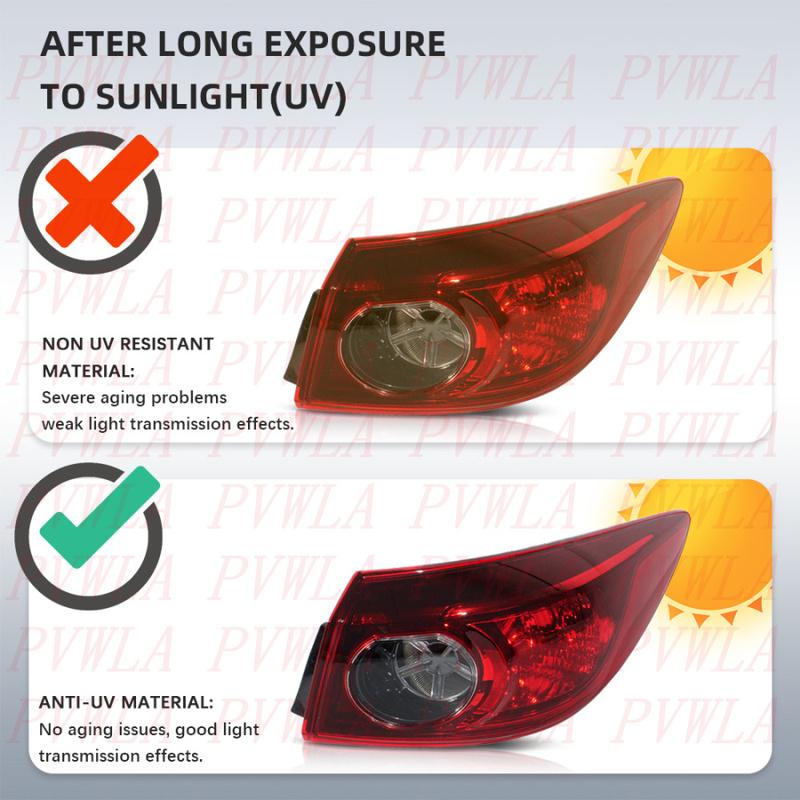 Для Mazda 3 Sedan 2014 2015 2016 2017 2018 Автоаксессуары Правый Внешний Боковой Задний Фонарь Задний Стоп-Сигнал Без Ламп
