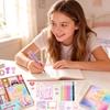 Набор для DIY-журнала для девочек-подростков - Универсальный набор канцелярских принадлежностей и дневник со стикерами, поделками для скрапбукинга, подарок для подростка 20 мл
