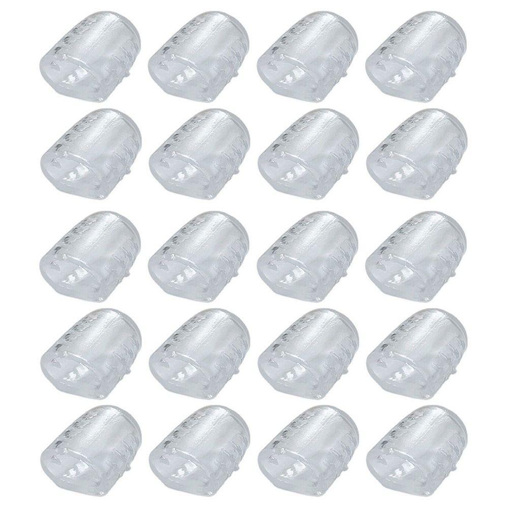 20 шт., защита для пальцев, мягкие силиконовые дышащие мозоли на ногах, волдыри, чехол на носок, инструмент для ухода за ногами, антифрикционные сепараторы для пальцев ног