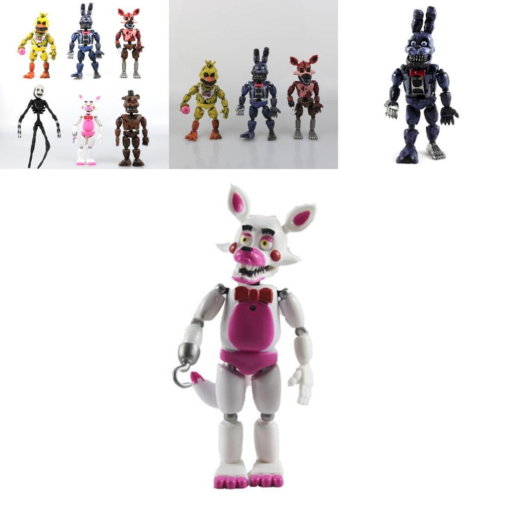 Захватывающая коллекция из 6 фигурок Fnaf Five Nights At Freddy's 19 см для энтузиастов