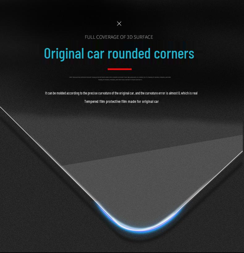 Ford Everest 2024 10" Console Navigation Tempered Glass Film