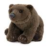 Carolata Brown Bear Plush Toy (Sitting SeriesSoft Touch) Realistic Stuffed Bear Animal Toy Doll Gift Present Birthday (Twice Tested)  Christmas