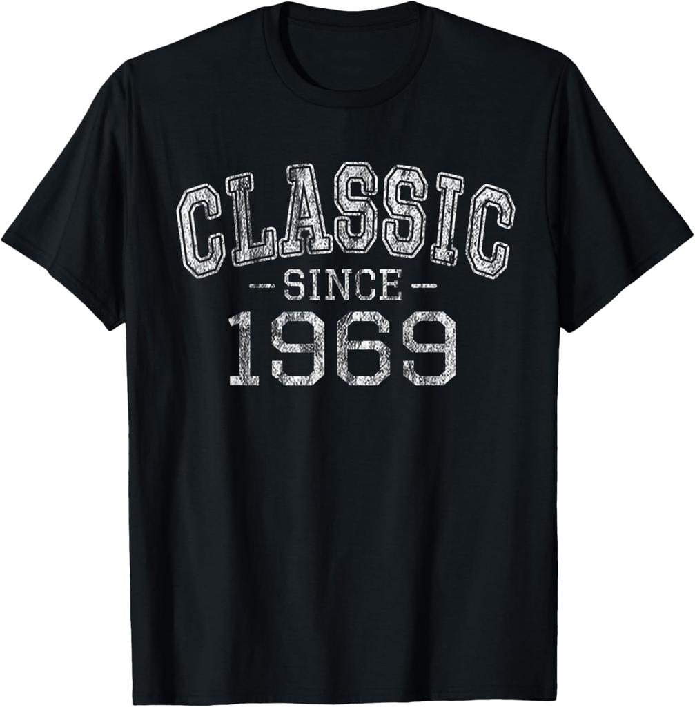 Classic Since 1969 Vintage Style Born in 1969 Birthday Gift TShirt Vintage T Shirt Unisexs Clothing Funny Shirt Camiseta Hombre