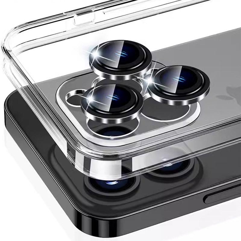 Металлическое защитное стекло для объектива камеры для iPhone 15 13 14 Pro Max Защитная пленка для камеры на iPhone 14 Plus 15 Pro 15 Pro Max крышка объектива