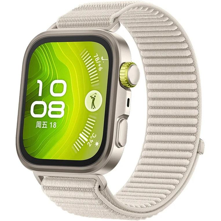 Nylon Strap for Huawei Watch Fit 4 / 4 Pro / 3, Beige