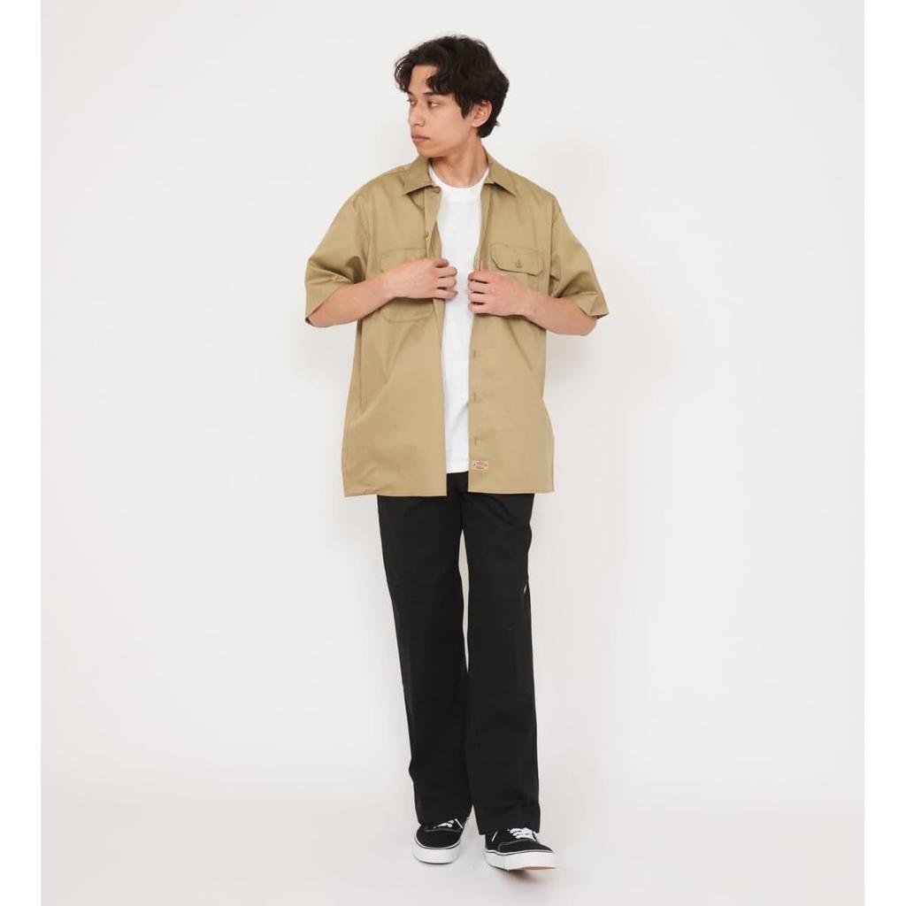 Рабочая рубашка Dickies Original Fit с длинным рукавом, угольно-серый, S 1574