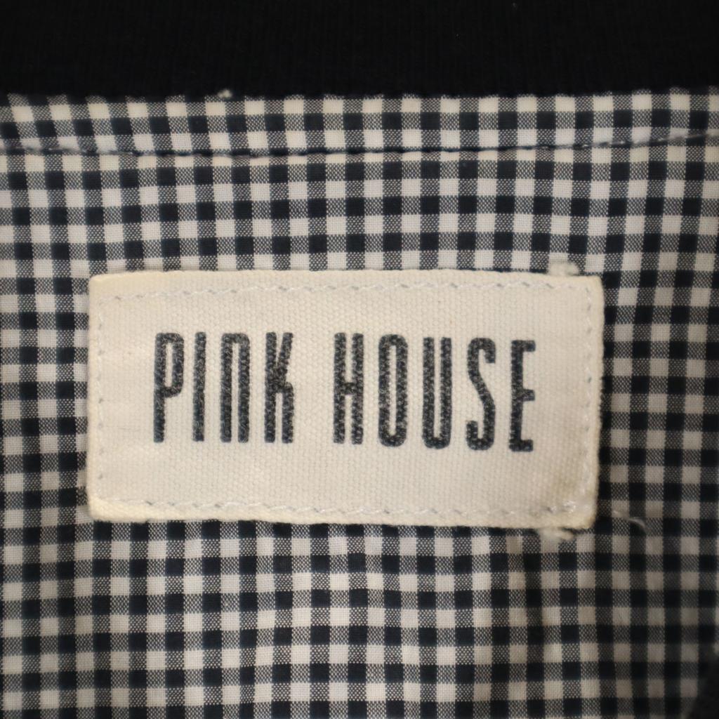 PINK HOUSE Zip Blouson Black MA-1 Type Men's Used