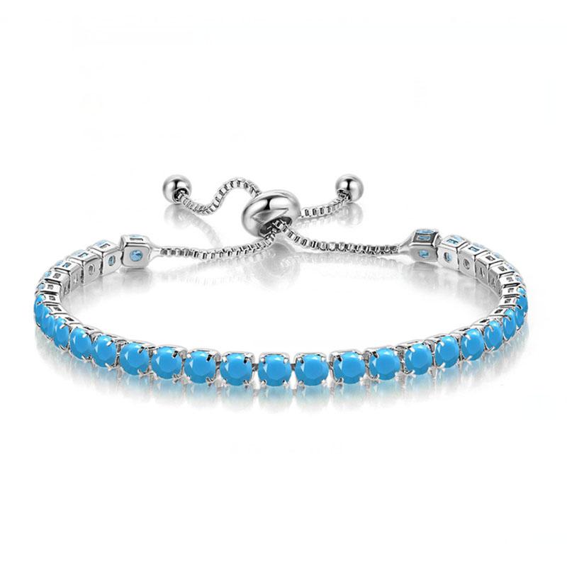 Свадебная цепочка с кубическим льдом для женщин, тенниса, циркония, мужчин, 4 мм, браслеты с кристаллами ручной работы