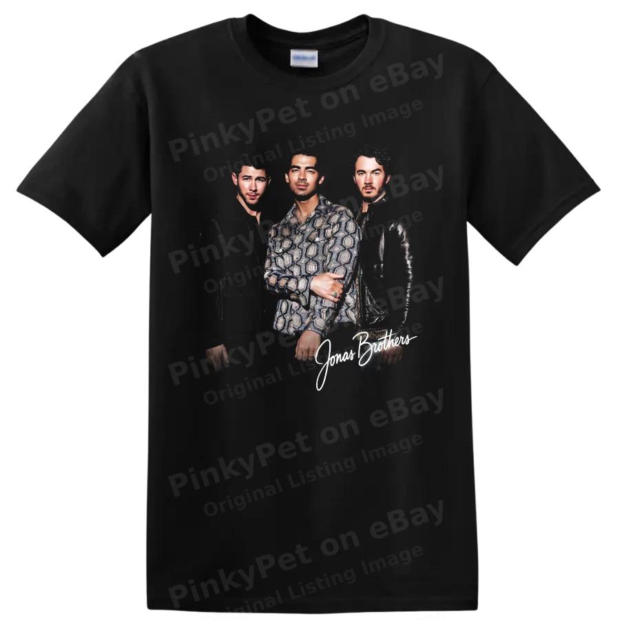 Jonas Brothers Nick Joe Kevin Pop Music Group Concert Live T Shirt Fan Gift Tee