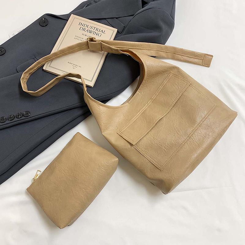 Легкая роскошная изысканная цепочка, портативная сумка-ведро, женский нишевый дизайн, иностранный стиль, высокое чувство ценности, ремень для подкачки, сумка-мессенджер через плечо