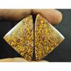 13X35X03 MM Mariam Jasper Fancy Shape Matched Earring Pair Loose Gemstone SK-4687