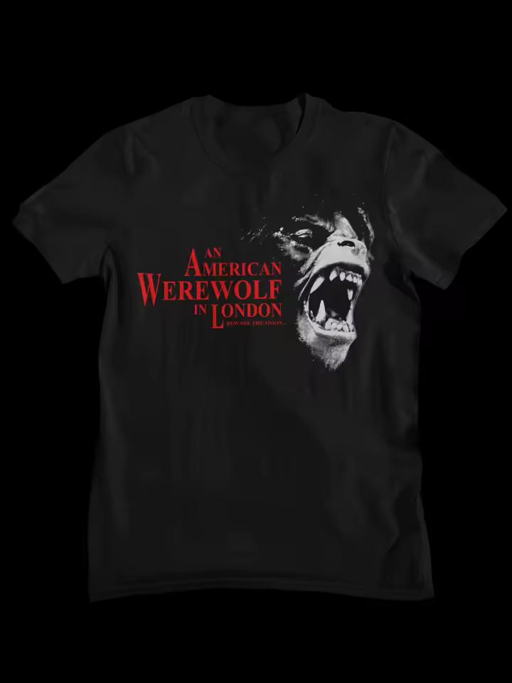 2026 new Retro horror movie pattern T-shirt, suitable for both men and women, casual cotton streetwear top