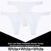 FINETOO 3PCS/Set Sexy S-XL Women Cotton Panties G-string Woman's Underwear Girl Lace Female Lingerie T-Back Lady Thong Intimates