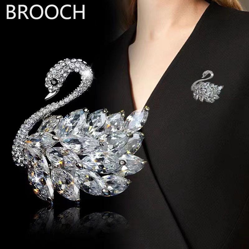 High-End Women's Brooch Collection: Butterfly, Camellia, Pearl Designs - Elegant Jewelry for Christmas & Men's Clothing Accessories