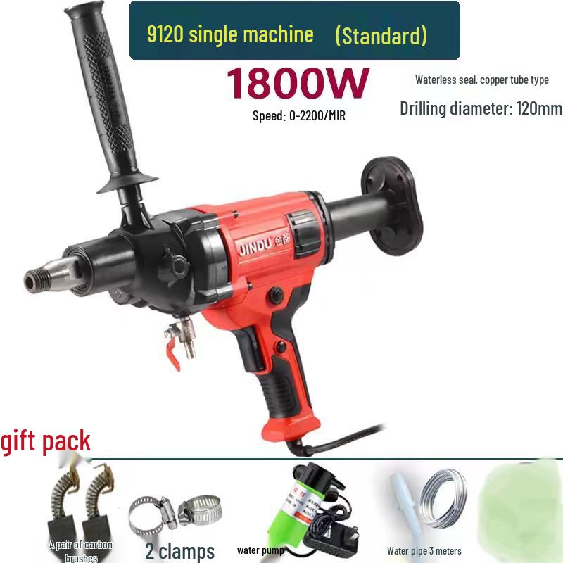 Dual-Use High-Power Handheld & Desktop Concrete Core Drill Machine with Water & Electricity Options