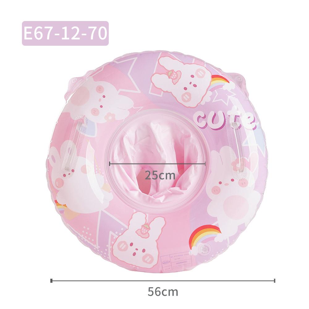 Детские кольца для бассейна, сиденье, милое надувное кольцо для плавания, сиденье для плавания, круг для плавания с двойной ручкой для маленьких детей, ванна для бассейна