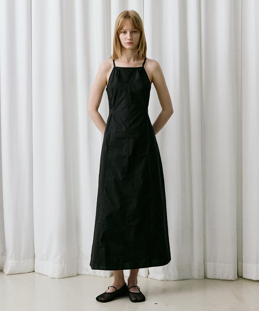 Artid Cotton Halterneck Long Dress_2 Colors
