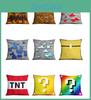 Pillowcase Minecraft Sofa Cushion Cover Home Decoration Steve Cartoon Creeper
