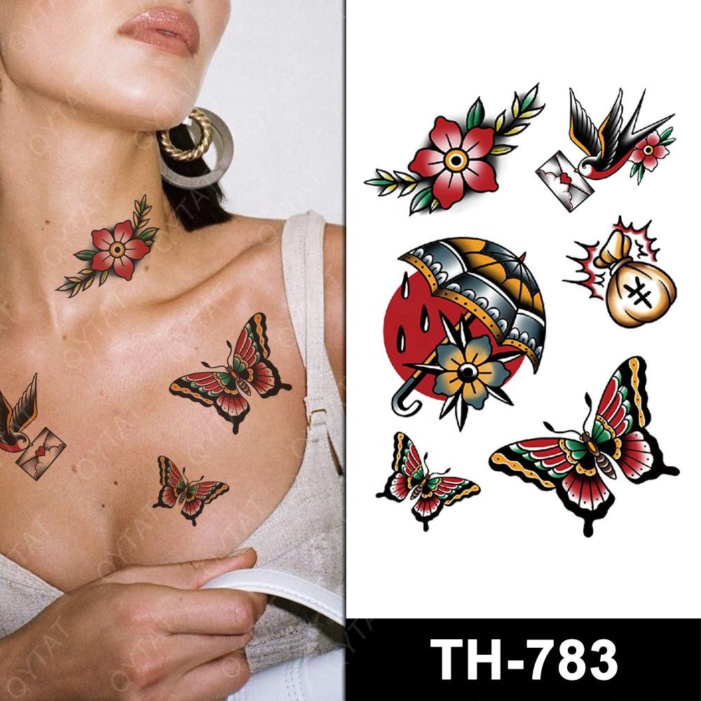 Custom Half Arm Temporary Tattoo Sticker Tribal Tatuaje Temporal