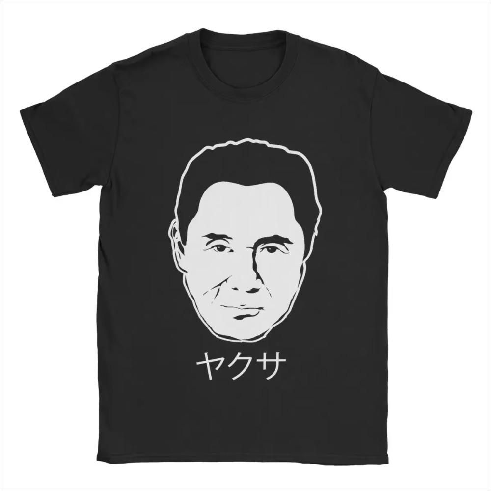 Мужская футболка Takeshi Kitano Humorous 100% хлопок футболка с коротким рукавом футболки с круглым вырезом одежда больших размеров