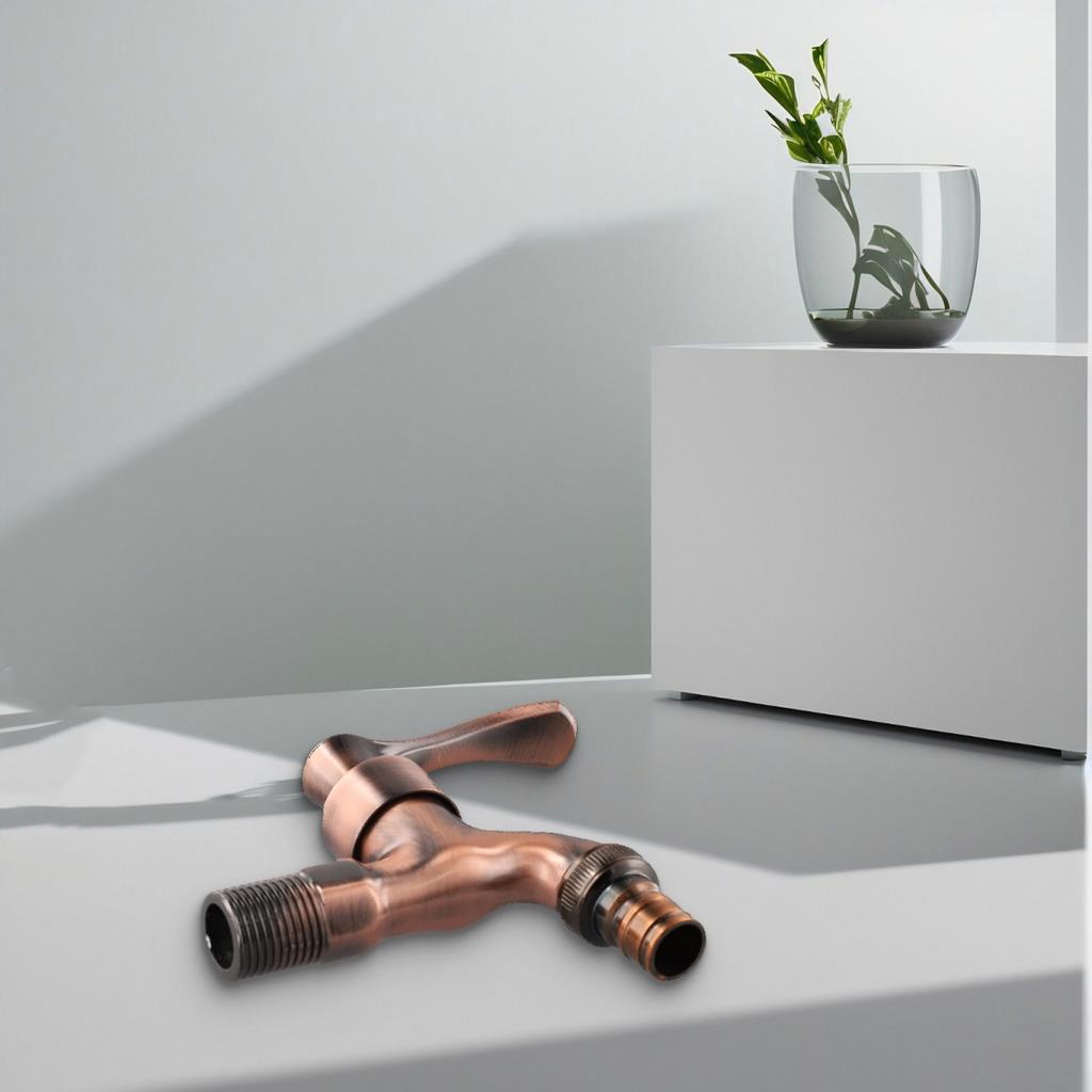 Антикварный бронзовый уличный кран для винтажного сада в классическом европейском стиле