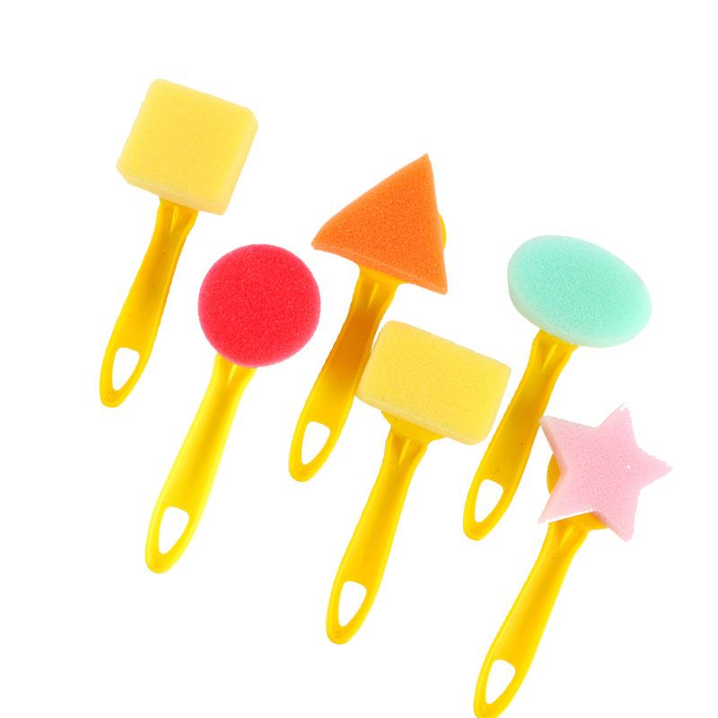 Painting Printing Sponge Brush Office Culture Educational Supplies Art Craft Drawing Tools Graffiti Roller Seal Stamps TMZ